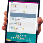 Menu Guide food allergen software on a tablet